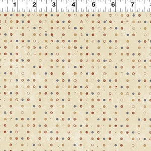 Y3309-58 Distressed Dot - LT BUTTER