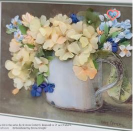 Embroidery Panels and Kits- Di Van Niekerk - Watercolours Panels and Kits