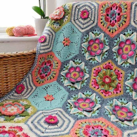 Yarn Packs for Primavera Crochet Blanket