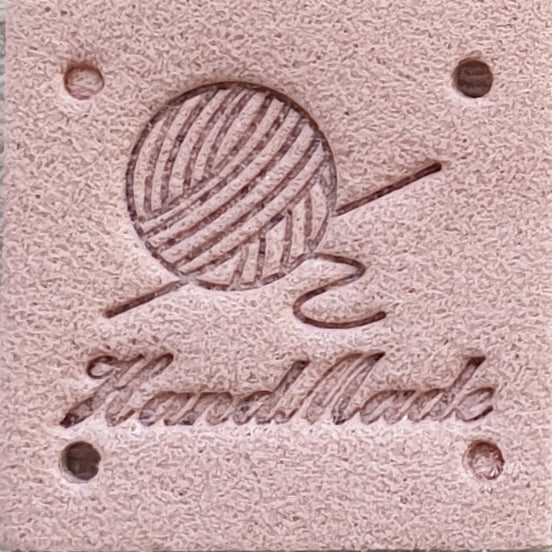 Leatherette Square Labels - &