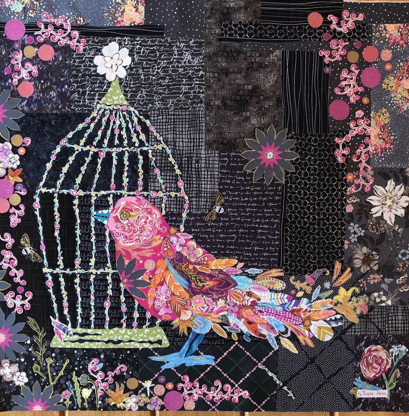 Laura Heine - Song Bird  Collage