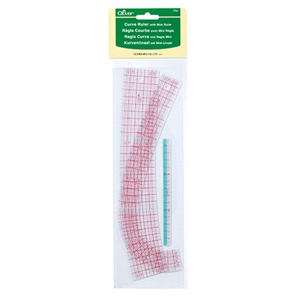 Clover Curve Ruler with Mini Ruler