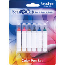 Brother ScanNCut - Color Pen - 6pcs