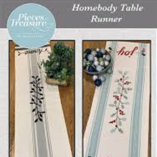 Homebody Tablerunner - pattern by Janelle Kent for Pieces to Treasure