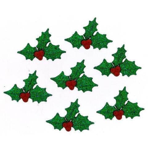 Dress It Up Embellishments - Christmas Buttons