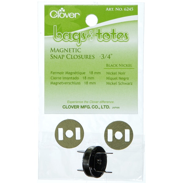 Clover Magnetic Snap Closures