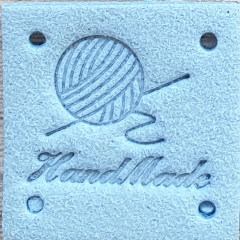 Leatherette Square Labels - &