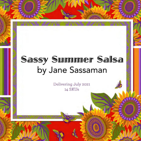 Sassy Summer Salsa by Jane Sassaman for FreeSpirit