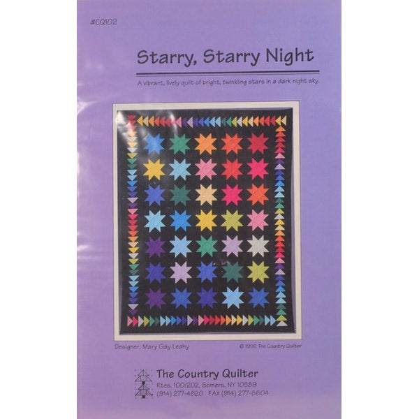 Starry, Starry Night Quilt Pattern The Handzon Shop