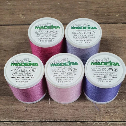 Madeira Aerofil No.120 400m Pink and Purple