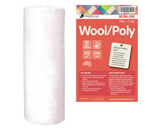 Wool/Polyester Batting